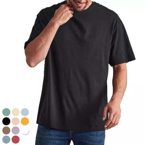 Prime Quality  Heavy Weight Tshirts Tee Shirt Oversized Blank T Shirts 280GSM Thick Cotton 100% Cotton Men Tshirt